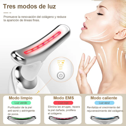 Masajeador Facial Profesional con Luz